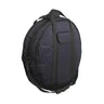 Black circular padded drum bag for shamanic drums and percussion instruments.