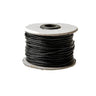 Fine Black Leather Necklace Tie 1m × 1mm -