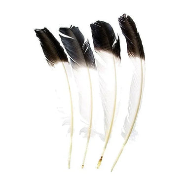 Native American Style Imitation Eagle Feather 10–12″ - Smudging, Ritual & Prayer Feather