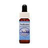 Purification Space Clearing Formula dietary supplement in an amber glass dropper bottle.