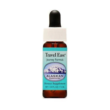 Alaskan Essences Travel Ease dietary supplement dropper bottle