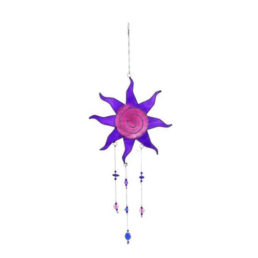 Purple Sun Star Sun Catcher 12cm – Hanging Decoration -