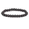 Black Lava Rock Healing Crystal Bracelet 8mm Gemstone Beads – Grounding -