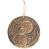 Moon Gazing Hare Wall Plaque 20cm by Lisa Parker – Bronzed Terracotta -