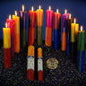 Aries Zodiac Spell & Ritual Candle 12"x2" – Handmade, 60hr Burn Time -
