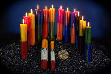 Aries Zodiac Spell & Ritual Candle 12"x2" – Handmade, 60hr Burn Time -