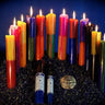 Capricorn Zodiac Spell & Ritual Candle 12"x1.25" – Handmade, 25hr Burn Time -