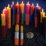 Gemini Zodiac Spell & Ritual Candle 12"x2" – Handmade, 60hr Burn Time -