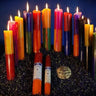 Leo Zodiac Spell & Ritual Candle 12"x2" – Handmade, 60hr Burn Time -