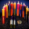 Pisces Zodiac Spell & Ritual Candle 12"x2" – Handmade, 60hr Burn Time -