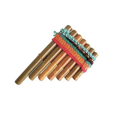 Handmade Mini Bamboo Panpipes - 7cm x 10cm -