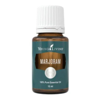 Young Living Marjoram 100% pure essential oil, 15ml bottle for aromatherapy.
