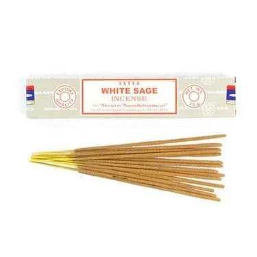 White Sage Incense Sticks 15g - Cleansing & Meditation -