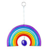 Rainbow Sun Catcher 20cm – Window Hanging with Glass Centre -