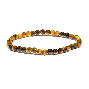Tiger Eye Healing Crystal Bracelet 6mm Beads – Protection & Balance -