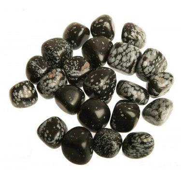Snowflake Obsidian Healing Tumblestone 2–3cm – Grounding & Emotional Balance -