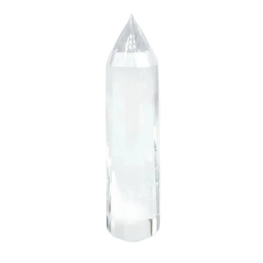 Vogel 13-Sided Clear Quartz Crystal Wand – Lab Cut Single Point -