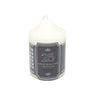 Ivory Pillar, Church Altar & Ritual Candle 5cm × 7cm – Over-Dipped, Up to 25H Burn Time -