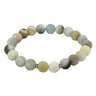 Amazonite Mala Prayer Healing Crystal Bracelet 21ct 8mm Gemstone Beads - Peace & Soothe -