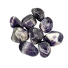 Amethyst Chevron Healing Tumblestone 2–3cm – Clarity & Balance -