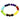 Rainbow chakra crystal bead bracelet with multicolored gemstones on a white background