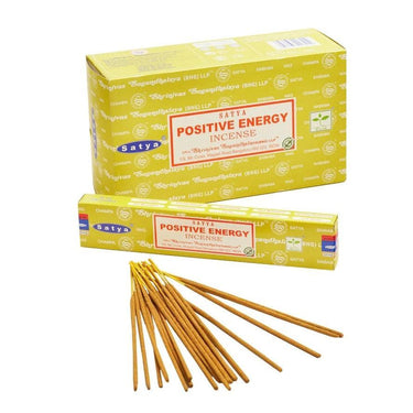Positive Energy Incense Sticks (Box - 12 x 15g) - Lemongrass & Rose -