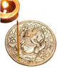 Ganesh Mandala Incense Holder 10cm – Recycled Aluminium -