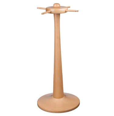 Wind Chime Stand Carousel - Premium 4 Hook - Spinning Top - Solid Beech - Koshi, Heola
