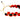 A beaded stretch bracelet featuring glossy red and black beads separated by natural tan jute cord.