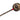 Shipibo Jaguar Gourd Rattle 4" Large Red - Power & Transformation - Shamanic Rattle