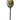 Shipibo Sun (Inti) Gourd Rattle 3" Medium Blue - Amazon Shamanic Rattle