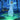 Book cover for 'Korrigan: Guardian of the Sacred' featuring an illustration of a glowing fairy in a white gown standing in a mystical blue forest with green ground and small golden lights.