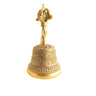 Tibetan Om Dorje Hand Bell 12cm - Buddhist Meditation & Ritual Bell -