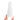A hand holding a tall, pointed white selenite crystal tower against a plain white background.