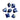 Andean Baby Chumpi Chakra Stones - Sodalite Shamanic Set of 7, 1–7 Points -