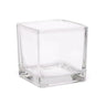 Square Recycled Glass Tealight Holder 6cm - Holistic, Spiritual & Ambient Candlelight -