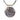Veda OM 25mm Pewter Pendant Necklace