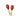 Oval Wooden Maraca Rattle 26cm – Red, Soft Sound & Floral Detail