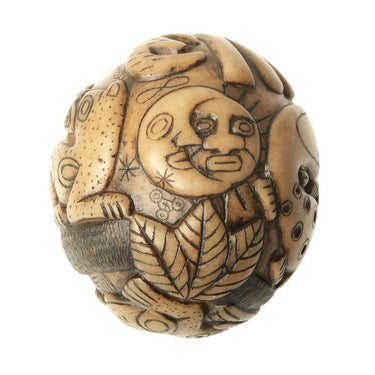 Peruvian Pachamama Mother Egg 9cm × 8cm – Shamanic Andean Altar Stone -