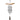 Healing Chime 34" Heart Chakra Tuned Wind Chime - Silver