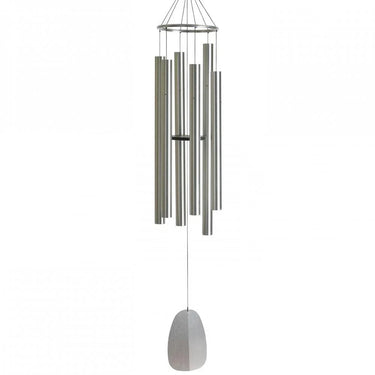 Bells of Paradise 54" XL Tuned Wind Chime - Silver -