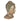 Garden Buddha Head Ritual Altar Statue 41cm - Verdigris Effect (Large)