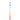 Capiz Shell Chakra Colour Hanging 80cm – Decorative String
