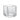 Square Glass Tealight Holder 5.4cm