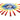 Rainbow Handmade Ritual Spell Taper Candle 24cm