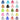 Organza Drawstring Pouch 7x9cm – Assorted Colours (Sold Individually)
