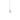 Clear Quartz Pendulum 3cm Healing Crystal With Metal Chain - Plain