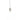Clear Quartz Pendulum 4cm Healing Crystal With Metal Chain
