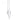 Clear Quartz Faceted Pendulum 4cm Healing Crystal With Metal Chain