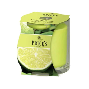 Lime & Basil Scented Cluster Jar Candle 45H -